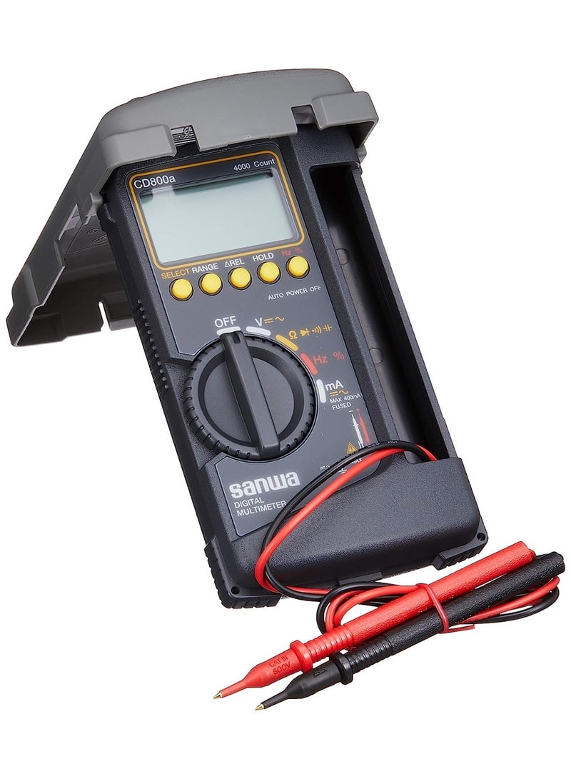 SANWA CD800A Digital Multimeter – High Accuracy Auto-Range Electrical Tester for Voltage, Current, Resistance & Continuity – Professional Durable Measuring Device - Image 3